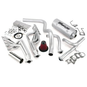 Ford Class-C Motorhome Performance Air Intake + Performance Exhaust + Programmer Kit - Banks Power - PowerPack System - Chrome - `13-`15
